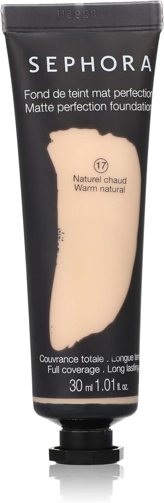 كريم أساس سيفورا 17 Warm Natural تغطية كاملة