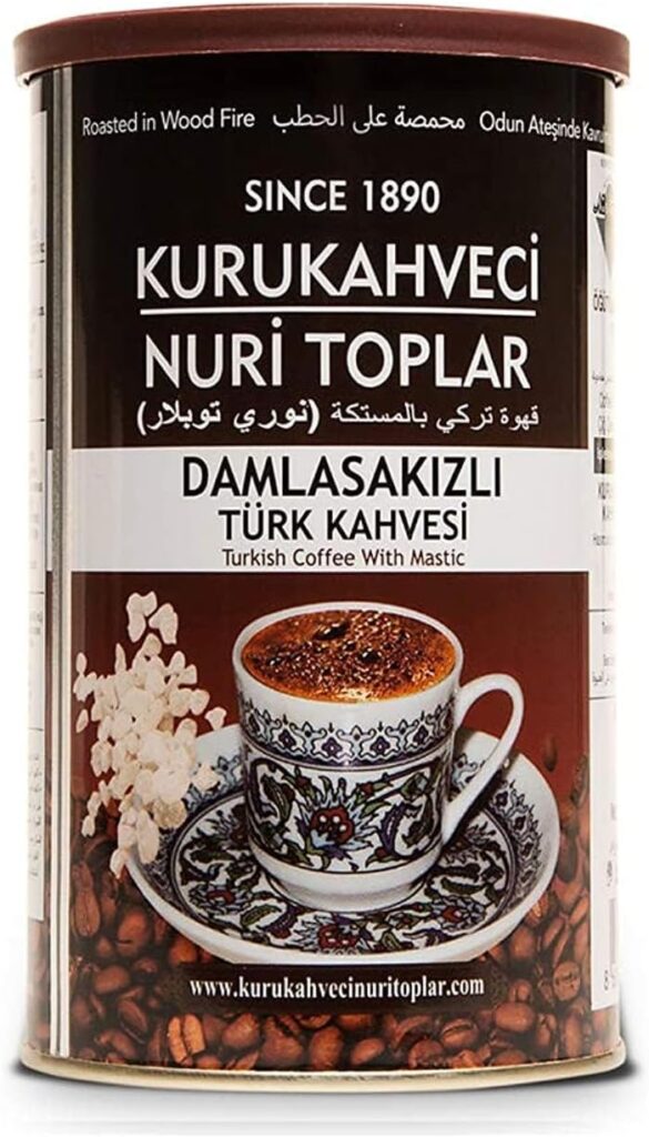 4- قهوة تركية بنكهة المستكة من شركة كوروكا هفيتشي نوري توبلار